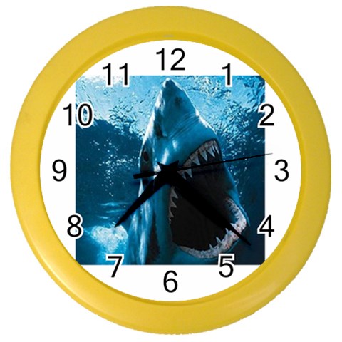 shark Color Wall Clock from UrbanLoad.com Front