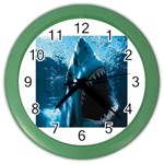 shark Color Wall Clock