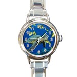 sea turtle Round Italian Charm Watch