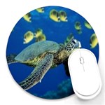 sea turtle Round Mousepad