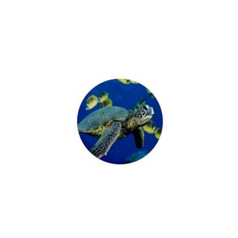sea turtle 1  Mini Button from UrbanLoad.com Front