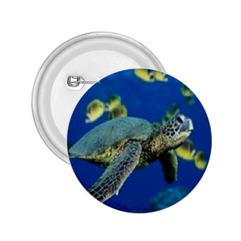 sea turtle 2.25  Button from UrbanLoad.com Front