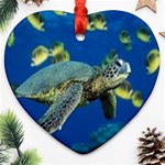 sea turtle Ornament (Heart)