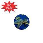 sea turtle 1  Mini Button (100 pack) 