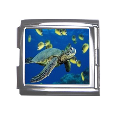sea turtle Mega Link Italian Charm (18mm) from UrbanLoad.com Front