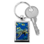 sea turtle Key Chain (Rectangle)