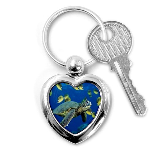 sea turtle Key Chain (Heart) from UrbanLoad.com Front