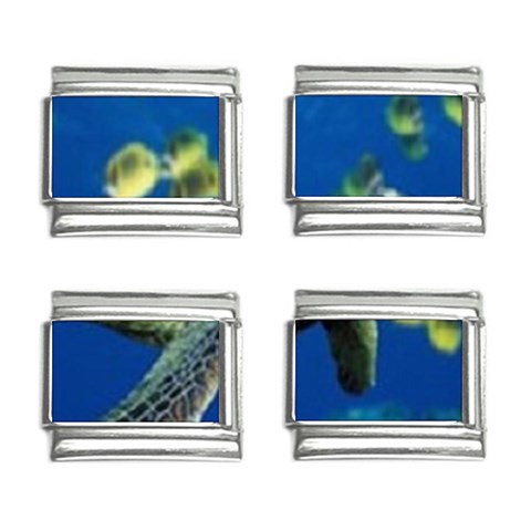 sea turtle 9mm Italian Charm (4 pack) from UrbanLoad.com Front