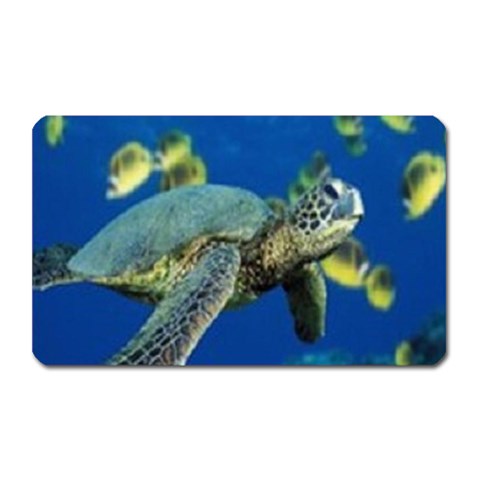 sea turtle Magnet (Rectangular) from UrbanLoad.com Front