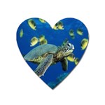 sea turtle Magnet (Heart)