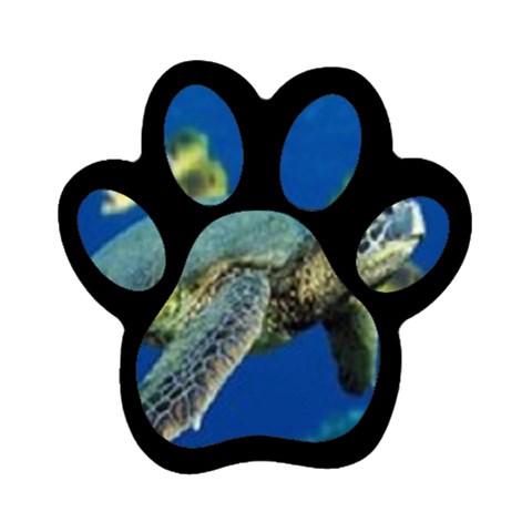sea turtle Magnet (Paw Print) from UrbanLoad.com Front