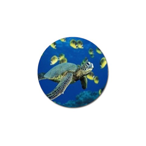 sea turtle Golf Ball Marker from UrbanLoad.com Front