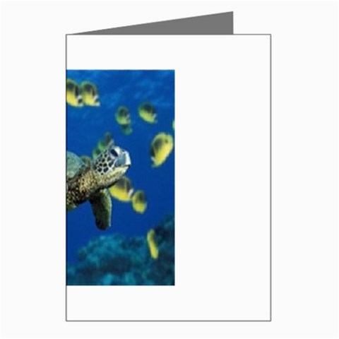 sea turtle Greeting Card from UrbanLoad.com Left