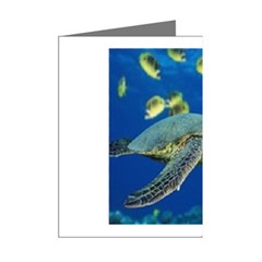 sea turtle Mini Greeting Cards (Pkg of 8) from UrbanLoad.com Right