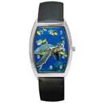 sea turtle Barrel Style Metal Watch