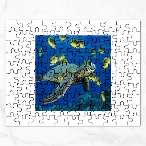 sea turtle Jigsaw Puzzle (Rectangular) from UrbanLoad.com Front