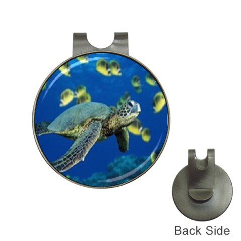 sea turtle Golf Ball Marker Hat Clip from UrbanLoad.com Front