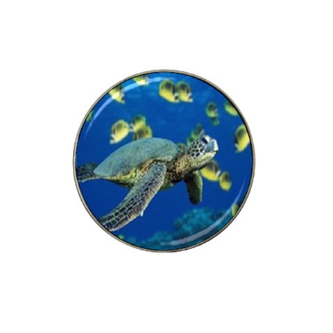 sea turtle Hat Clip Ball Marker from UrbanLoad.com Front