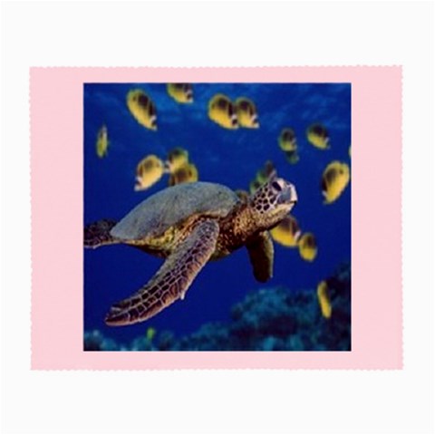 sea turtle Glasses Cloth (Small) from UrbanLoad.com Front
