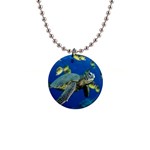 sea turtle 1  Button Necklace