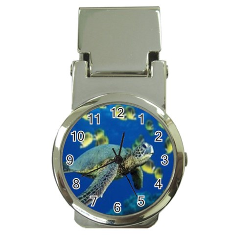 sea turtle Money Clip Watch from UrbanLoad.com Front
