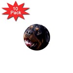 rottweiler 1  Mini Button (10 pack) 