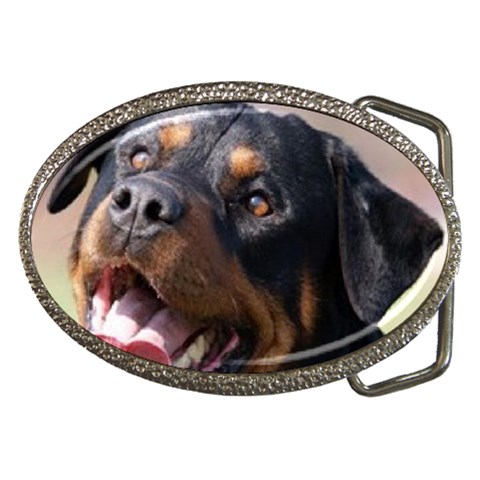 rottweiler Belt Buckle from UrbanLoad.com Front