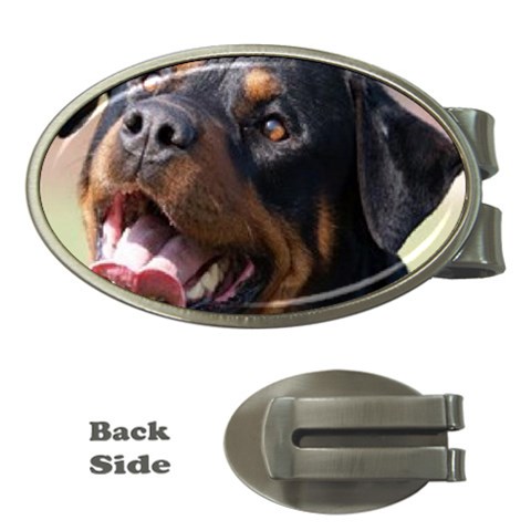 rottweiler Money Clip (Oval) from UrbanLoad.com Front