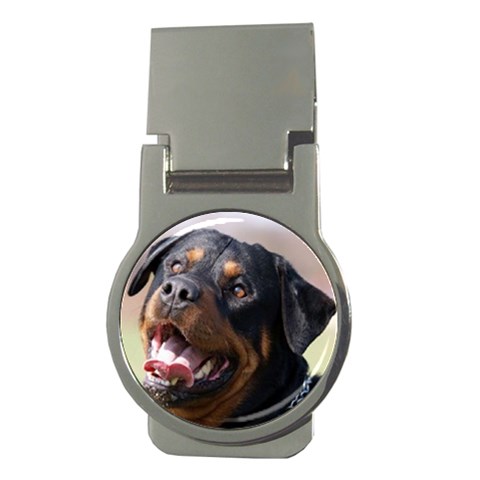 rottweiler Money Clip (Round) from UrbanLoad.com Front