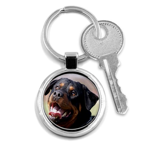 rottweiler Key Chain (Round) from UrbanLoad.com Front