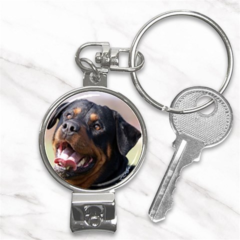 rottweiler Nail Clippers Key Chain from UrbanLoad.com Front