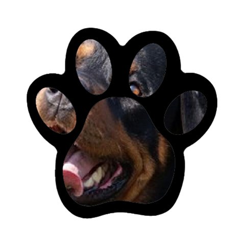rottweiler Magnet (Paw Print) from UrbanLoad.com Front