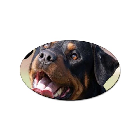 rottweiler Sticker Oval (10 pack) from UrbanLoad.com Front