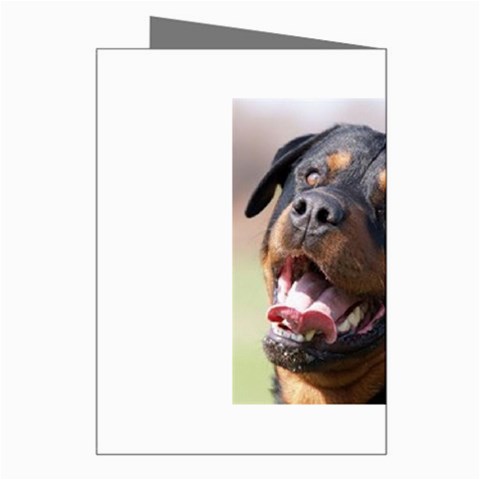 rottweiler Greeting Card from UrbanLoad.com Right