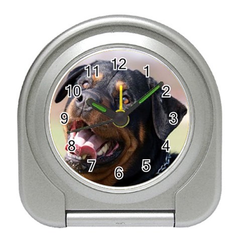 rottweiler Travel Alarm Clock from UrbanLoad.com Front