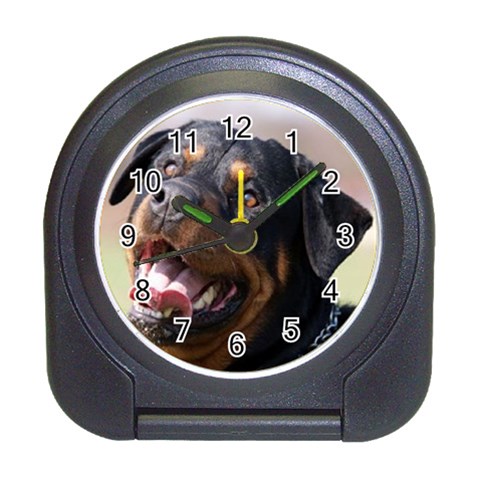 rottweiler Travel Alarm Clock from UrbanLoad.com Front