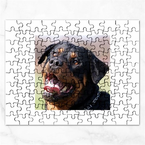 rottweiler Jigsaw Puzzle (Rectangular) from UrbanLoad.com Front