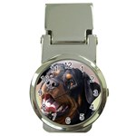 rottweiler Money Clip Watch