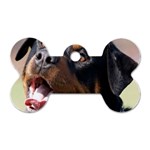 rottweiler Dog Tag Bone (One Side)