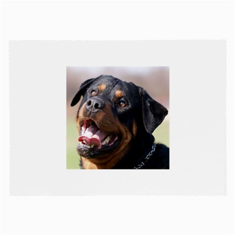 rottweiler Glasses Cloth (Large) from UrbanLoad.com Front
