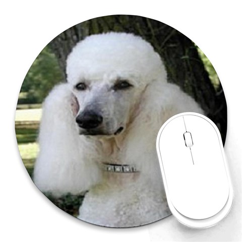 poodle 2 Round Mousepad from UrbanLoad.com Front