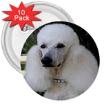 poodle 2 3  Button (10 pack)