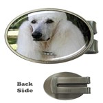 poodle 2 Money Clip (Oval)