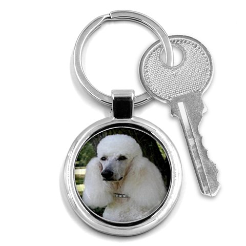 poodle 2 Key Chain (Round) from UrbanLoad.com Front