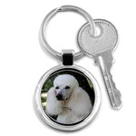 poodle 2 Key Chain (Round)