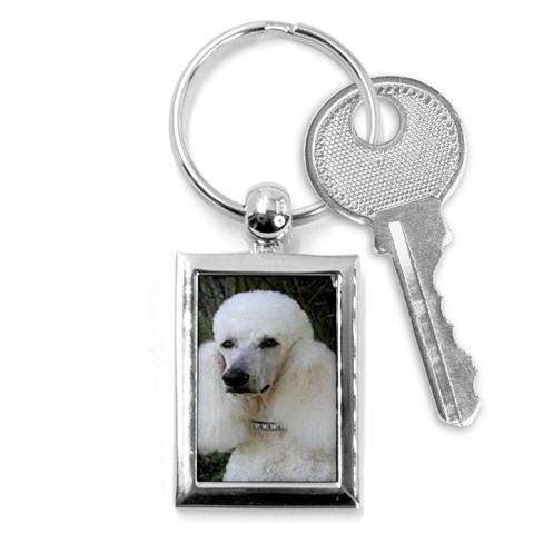 poodle 2 Key Chain (Rectangle) from UrbanLoad.com Front