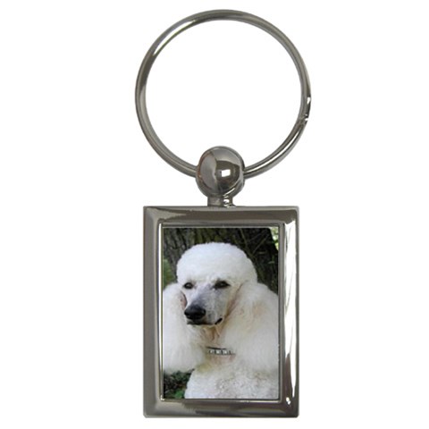 poodle 2 Key Chain (Rectangle) from UrbanLoad.com Front