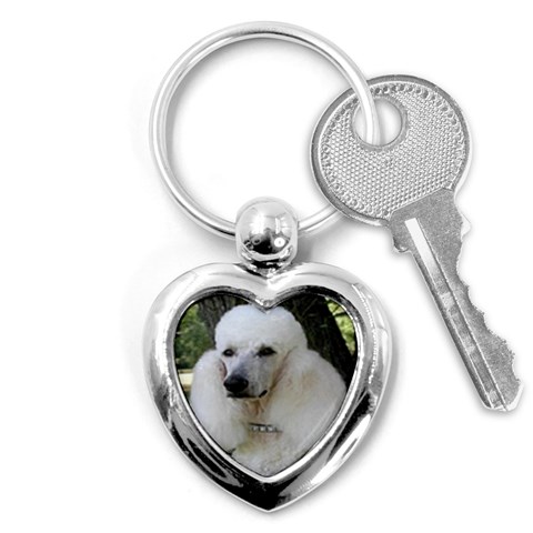 poodle 2 Key Chain (Heart) from UrbanLoad.com Front