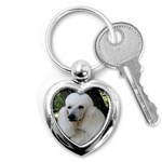 poodle 2 Key Chain (Heart)