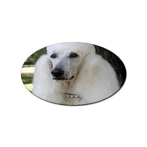 poodle 2 Sticker Oval (10 pack) from UrbanLoad.com Front